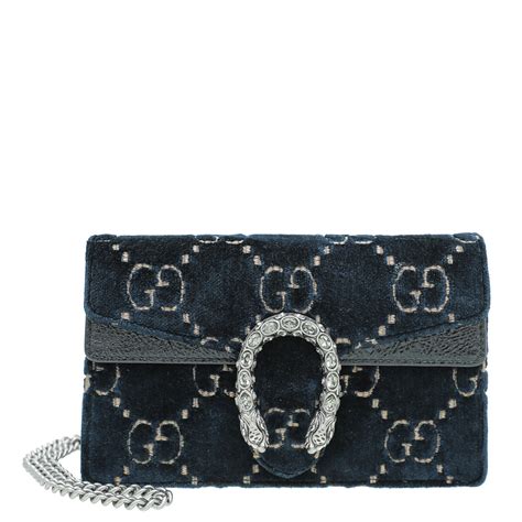 gucci dionysus mini velvet blue